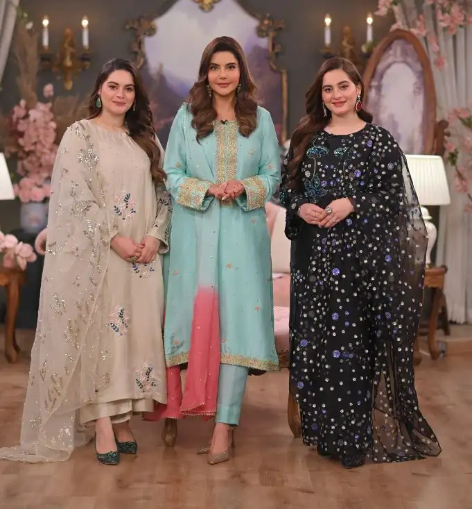 Minal Khan and Aiman Khan Shaan-e-Suhoor 2025